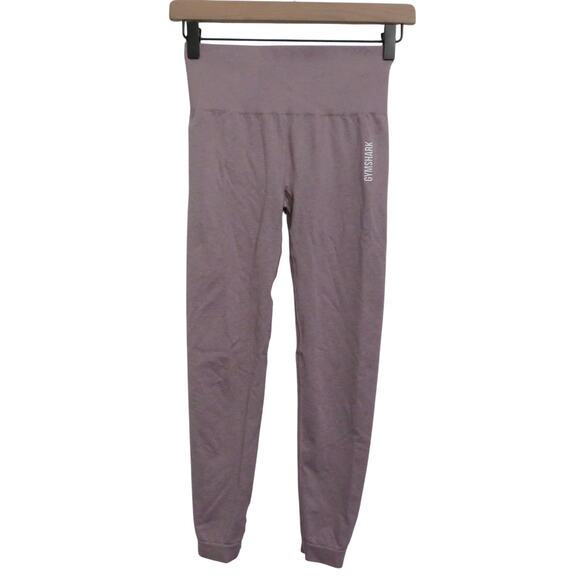 Gymshark Womens Sz S Light Purple Lilac Adapt Seamless Leggings Athletic Wear - Picture 1 of 6